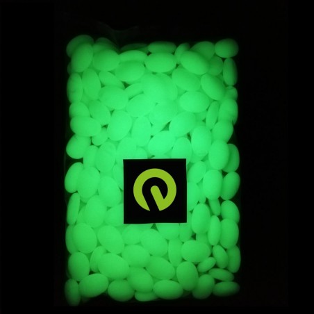 Žlutozelené - 1 kg, fotoluminiscenční kamínky, nový design
