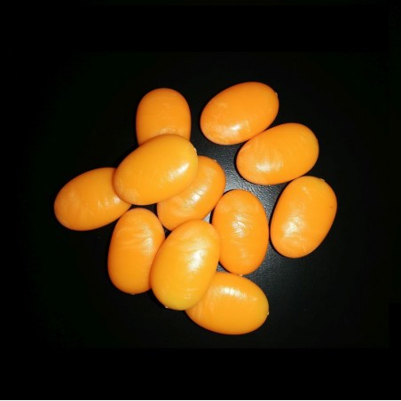 Oranžové - 1 kg, fotoluminiscenční oblázky, nový design