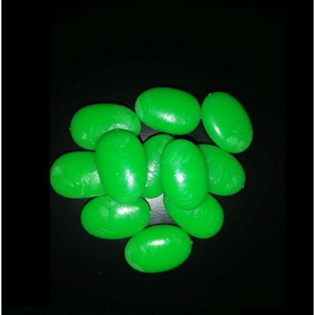 Zelené (na světle) - 1 kg, fotoluminiscenční oblázky, nový design