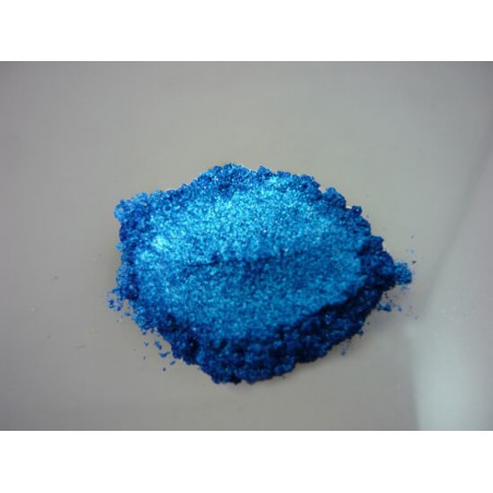 Modrý metalicky pigment