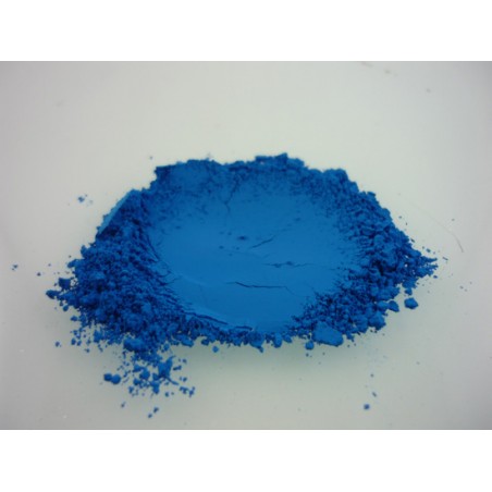 Modrý fluorescenční prášek