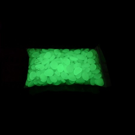 Žlutozelené - 1 kg, fotoluminiscenční oblázky
