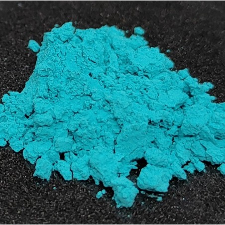 Tyrkysový termochromický pigment