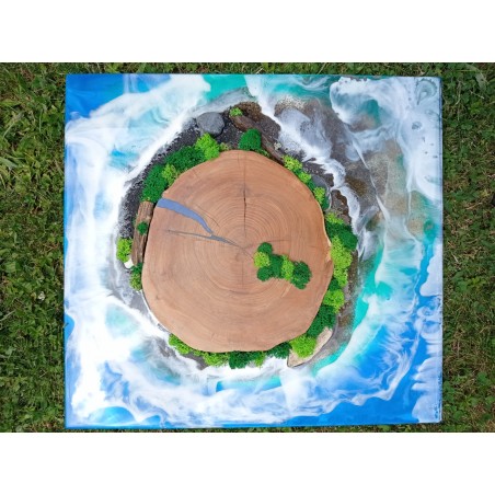 Obraz z epoxidové pryskyřice - ostrov